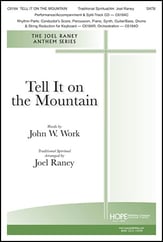 Tell It on the Mountain SATB choral sheet music cover